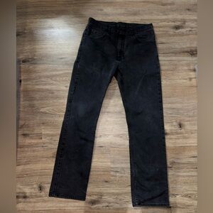 Men's Black Straight Leg Dickies Jeans